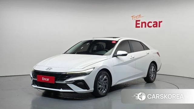 Hyundai The New Avante (CN7) 2023 Белый из Кореи
