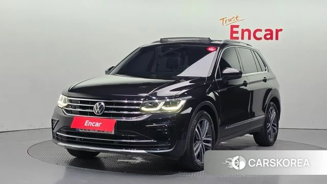 Volkswagen Tiguan second Generation 2022 Черный из Кореи