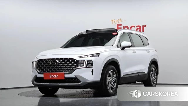 Hyundai The New Santa Fe 2023 Белый из Кореи
