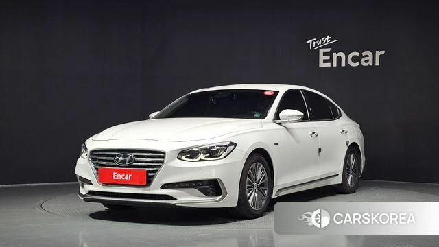 Hyundai Grandeur IG Hybrid 2019 Белый из Кореи