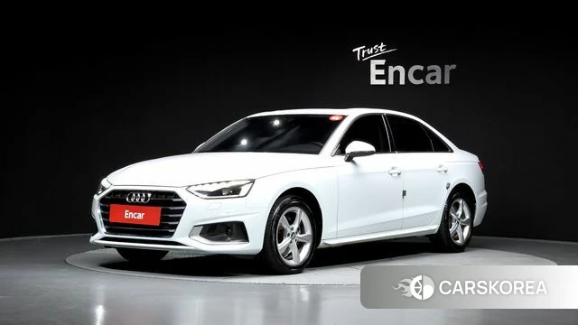 Audi A4 (B9) 2021 Белый из Кореи