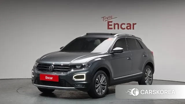 Volkswagen T-Roc 2021 Серый из Кореи