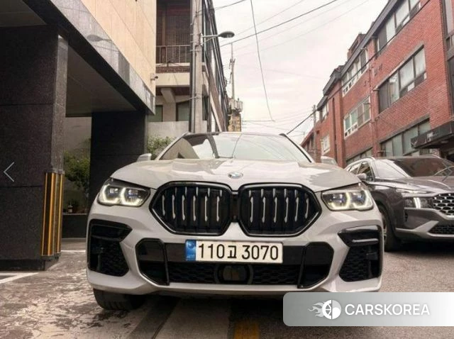 BMW X6 (G06) 2022 Серебристо-серый из Кореи