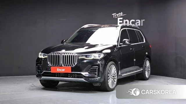 BMW X7 (G07) 2019 Черный из Кореи