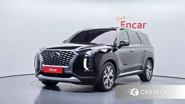 Hyundai Palisade 2021 Черный из Кореи