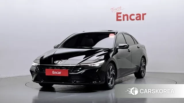 Hyundai The New Avante (CN7) 2023 Черный из Кореи