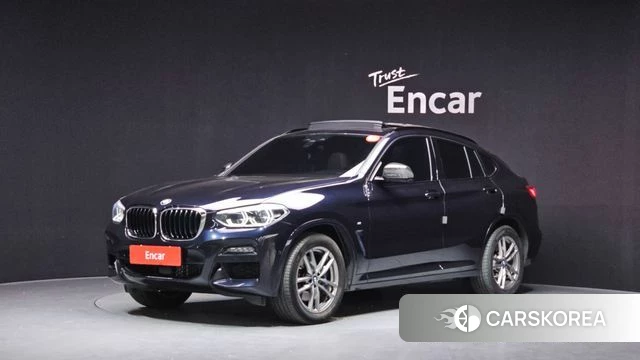 BMW X4 (G02) 2021 Синий из Кореи