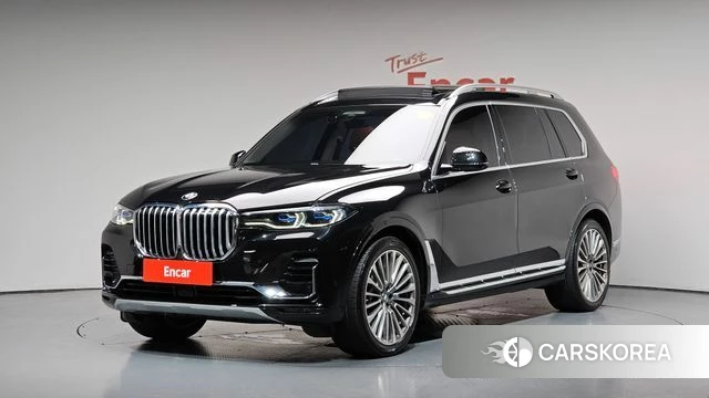 BMW X7 (G07) 2021 Серый из Кореи