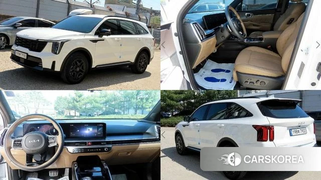 Kia The New Sorento 4th Generation 2024 Белый из Кореи