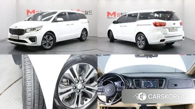 Kia The New Carnival 2019 Белый из Кореи