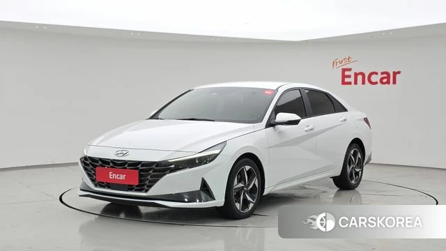 Hyundai Avante (CN7) 2020 Белый из Кореи