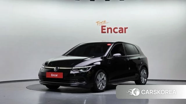 Volkswagen Golf 8th Generation 2022 Черный из Кореи