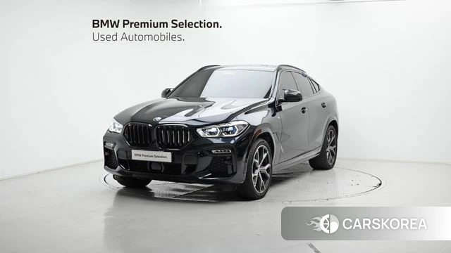BMW X6 (G06) 2021 Черный из Кореи