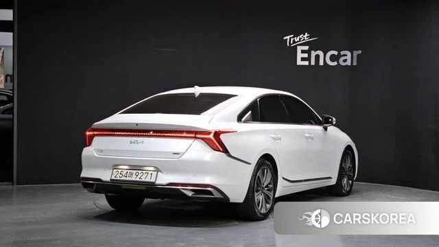 Kia K8 Hybrid 2022 Белый из Кореи