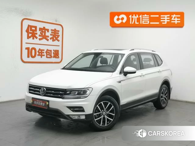 Volkswagen Tiguan L 2018 Белый из Китая