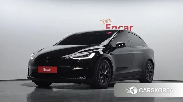 Tesla Model X 2023 Черный из Кореи