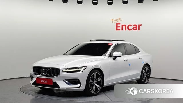 Volvo S60 3rd generation 2020 Белый из Кореи