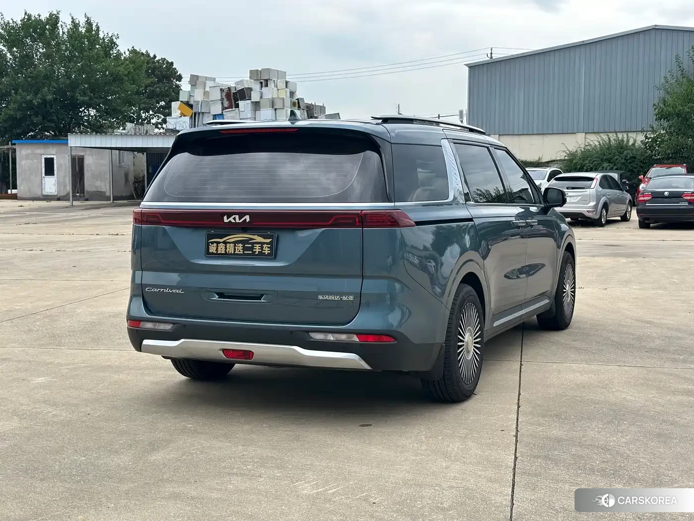 Kia Carnival 2021 Синий из Китая