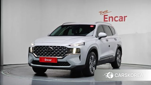 Hyundai The New Santa Fe 2023 Белый из Кореи