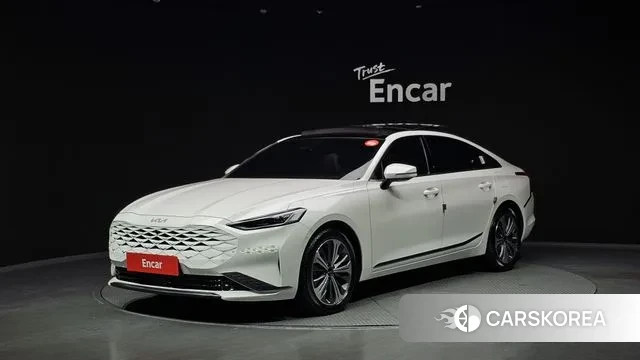 Kia K8 Hybrid 2023 Белый из Кореи