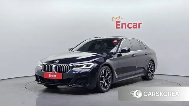 BMW 5 Series (G30) 2021 Черный из Кореи