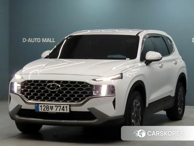 Hyundai The New Santa Fe 2023 Белый из Кореи