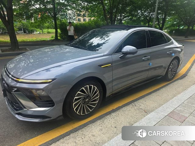 Hyundai Sonata D Edge Hybrid (DN8) 2024 Синий нефрит из Кореи
