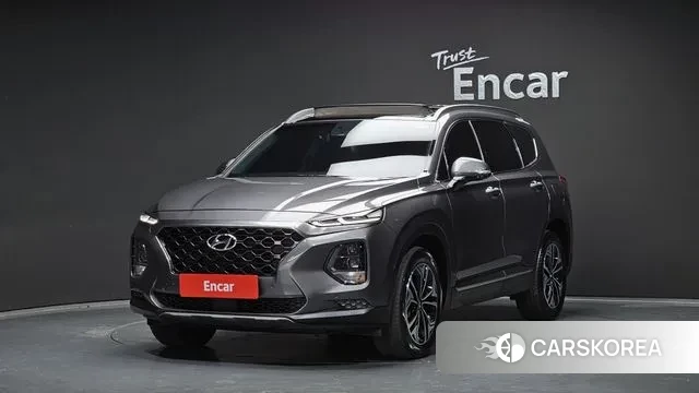 Hyundai Santa Fe TM 2018 Серый из Кореи