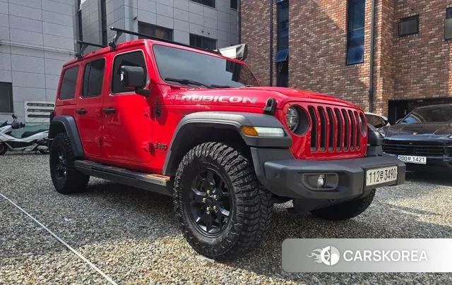 Jeep Wrangler (JL) 2020 Красный из Кореи