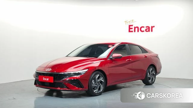 Hyundai The New Avante (CN7) 2025 Красный из Кореи