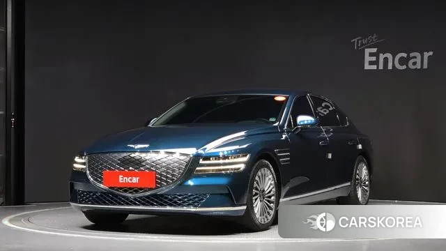 Genesis Electrified G80 (RG3) 2022 Синий нефрит из Кореи