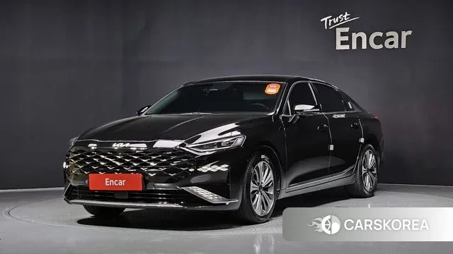 Kia K8 Hybrid 2022 Черный из Кореи