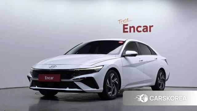 Hyundai The New Avante Hybrid (CN7) 2023 Белый из Кореи