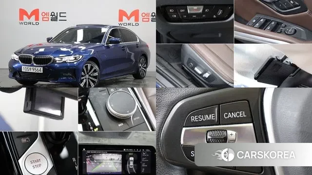 BMW 3 Series (G20) 2020 Синий из Кореи