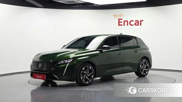 Peugeot 308 Third generation 2023 Зеленый из Кореи