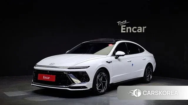 Hyundai Sonata D Edge Hybrid (DN8) 2023 Белый из Кореи