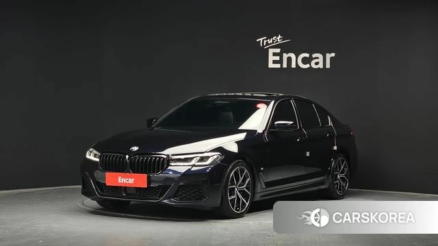 BMW 5 Series (G30) 2022 Черный из Кореи