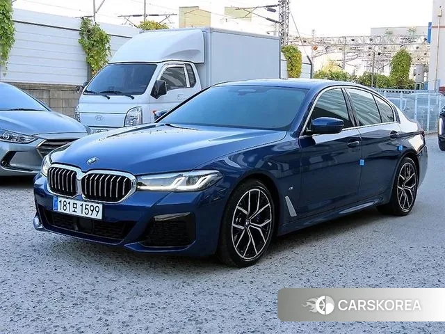BMW 5 Series (G30) 2020 Синий из Кореи
