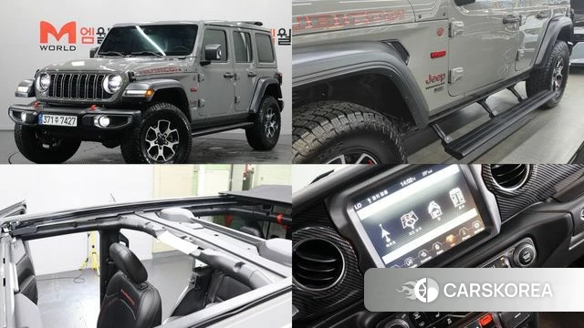 Jeep Wrangler (JL) 2023 Серый из Кореи