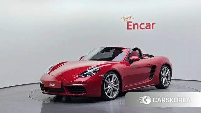 Porsche 718 Boxster 2020 Красный из Кореи