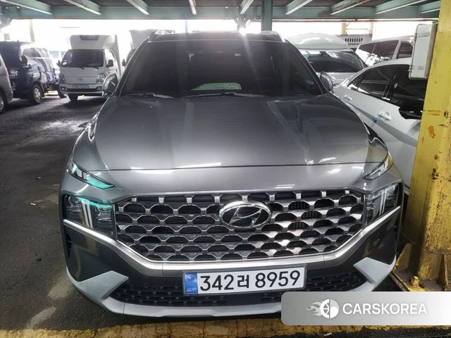 Hyundai The New Santa Fe 2023 Серый из Кореи