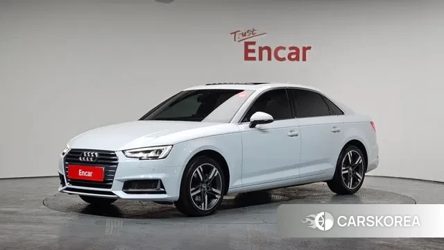 Audi A4 (B9) 2019 Белый из Кореи