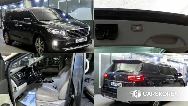 Kia The New Carnival 2018 Черный из Кореи