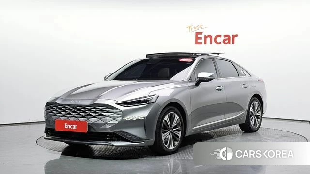 Kia K8 Hybrid 2022 Серебристо-серый из Кореи