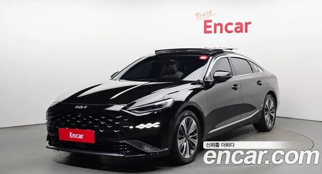 Kia K8 Hybrid 2023 Черный из Кореи