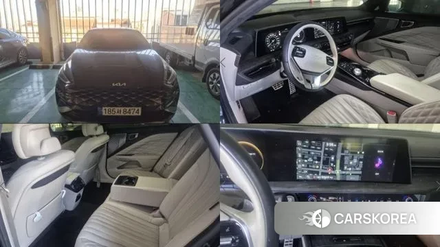 Kia K8 2021 Черный из Кореи