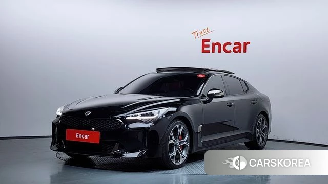 Kia Stinger 2018 Черный из Кореи