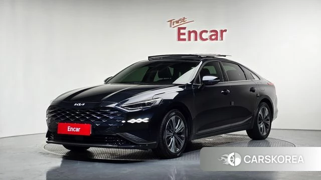 Kia K8 Hybrid 2021 Синий из Кореи