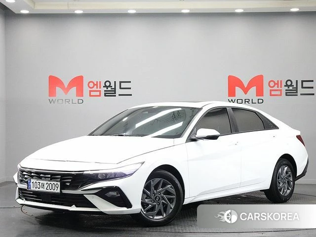 Hyundai The New Avante (CN7) 2025 Белый из Кореи