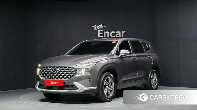 Hyundai The New Santa Fe 2021 Серый из Кореи